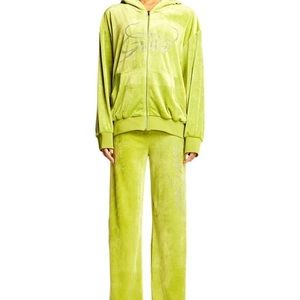 I.am.Gia Daria set green velour tracksuit